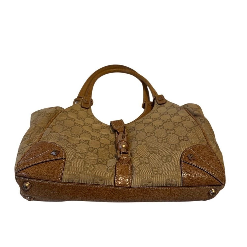 Gucci Brown Shoulder Bag with Bamboo Detail - Picture 10 of 13